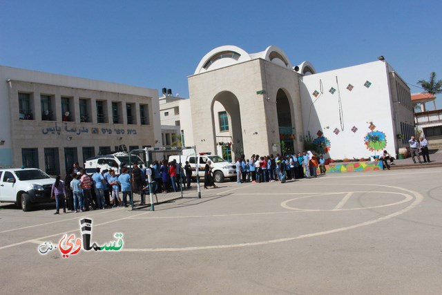 كفرقاسم – فيديو: طلاب مدرسة الزهراء في يوم ارشادي توعوي للأمان بمشاركة الشرطة الجماهيرية ومركز بقاء الطبي 